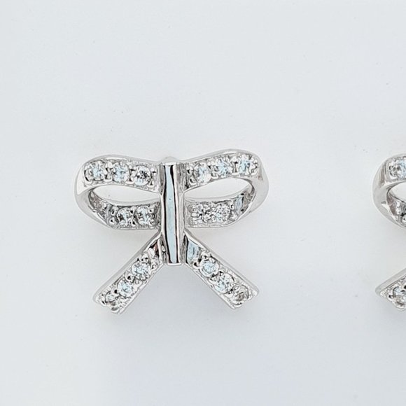 925 Sterling Silver CZ Stud Earrings for Women/Girl, US925P1249 - Picture 8 of 10